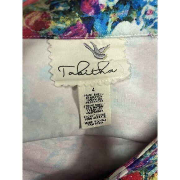 Anthropologie Tabitha Size 4 Spring Meadow Mixed Print Pencil Skirt Floral - Picture 12 of 12